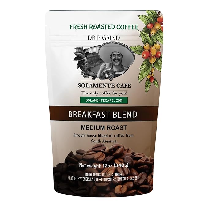 Solamente Cafe Breakfast Blend (12 OUNCES)