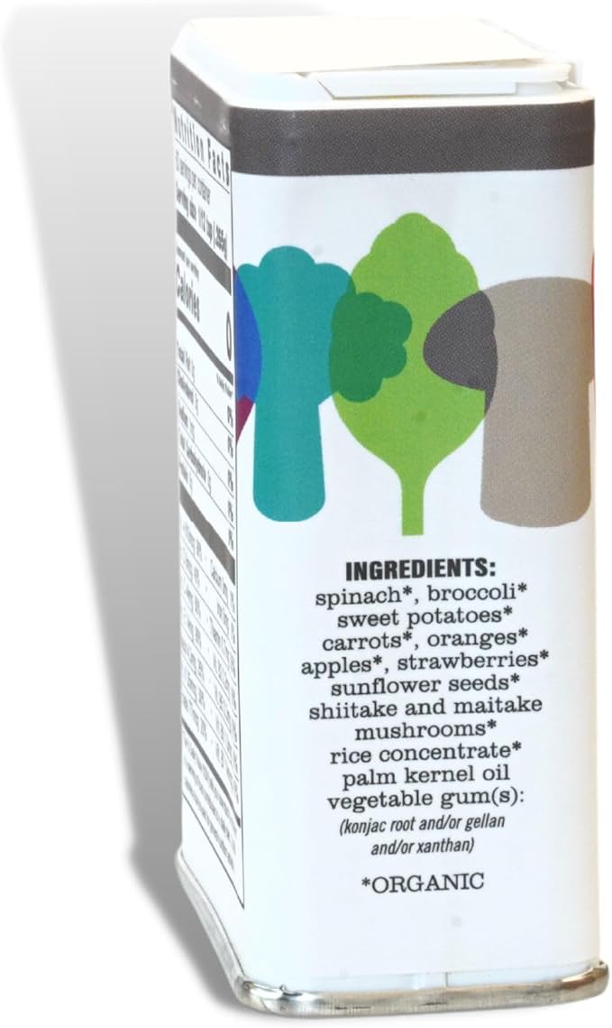 ENOF Organic Fruit and Vegetable Powder Kids &amp Adults | 10 Clean Ingredients - Strawberry Spinach | Gluten &amp GMO Free Vegetable Powder for Kids | 60 Servings 1 Mo. Supply Made in USA