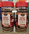 Beaumont Coffee Instant Classic Medium Roast Coffee 8oz 226g (2 Glass Bottles)