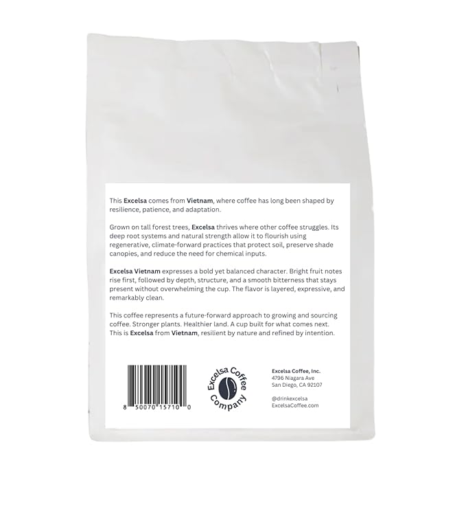 Excelsa Coffee – Vietnam Green Coffee Beans Unroasted 5 lbs | Rare Species Home Roasting Bright Fruity Flavor Low Caffeine
