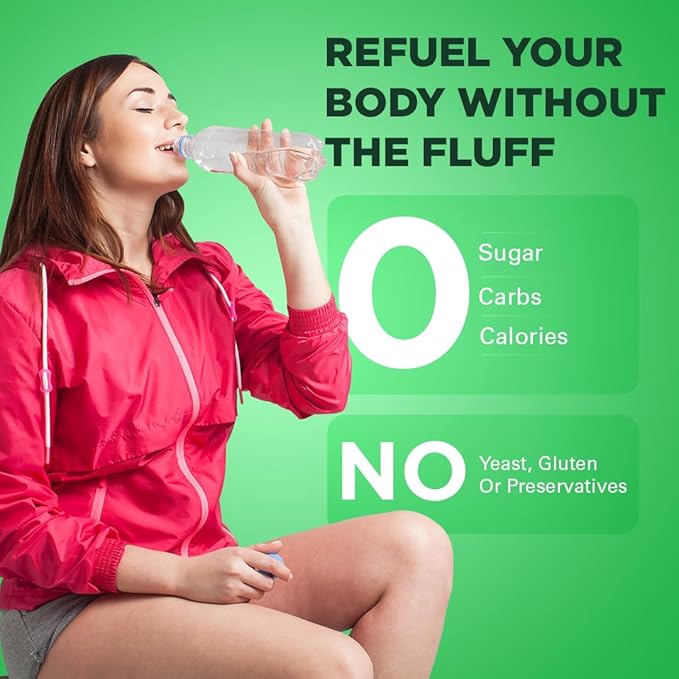 Keto Vitals Immunity Sugar Free Electrolytes Powder with Vitamin C Ginger Turmeric &amp Elderberry - Boost Your Immune System and Rehydrate Your Body - Green Apple Flavor 30 Count