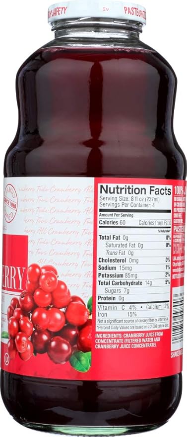 L &amp A Juice All Cranberry 12x 32OZ