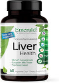 EMERALD LABS Liver Health - Liver Support Supplement with European Milk Thistle Extract - Supports Healthy Immune System Energy Levels &amp Gallbladder* - 60 Vegetable Capsules (30-Day Supply)