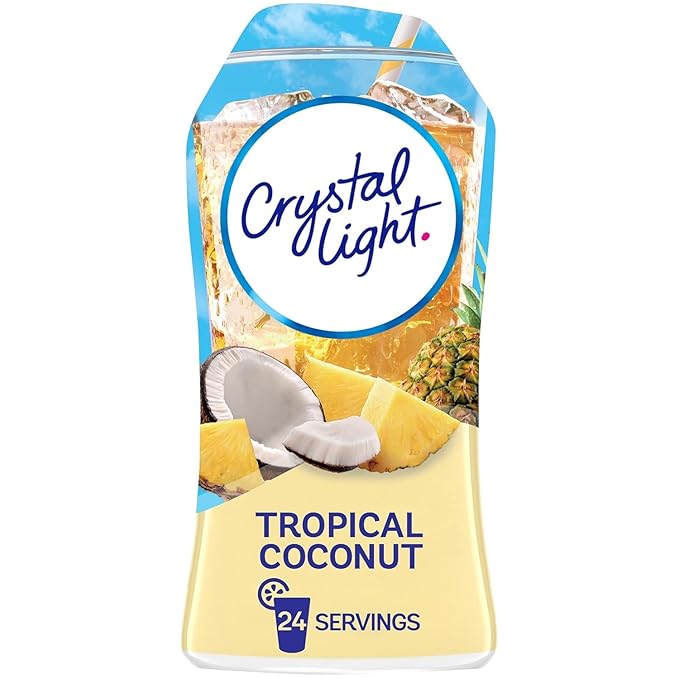 Crystal Light Liquid Water Enhancer Variety Pack – Mango Passionfruit Tropical Coconut &amp Berry Sangria Sugar-Free Drink Mix (1.62 fl oz 1 Ea.) (Variety Pack)