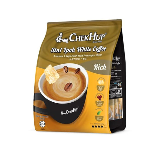 2-Pack Malaysia Chek Hup 3 In 1 Ipoh White Coffee- King (12s x 40g/pack) (2)