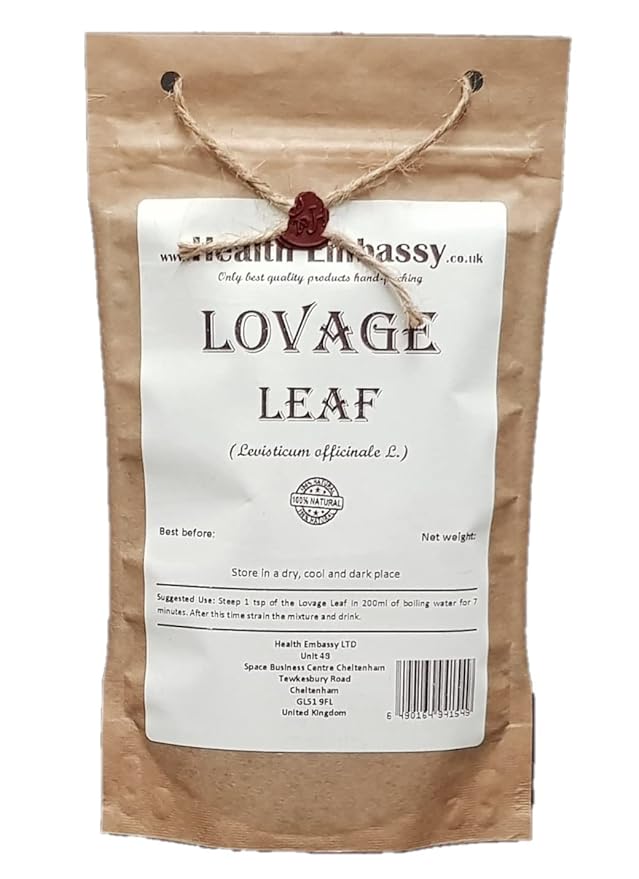 Health Embassy Lovage Leaf | Levisticum Officinale L | Herbal Tea (100g)