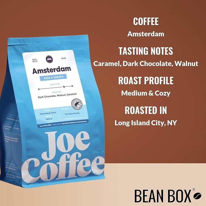 Bean Box Sampler - Roasted by Joe Company 2-Pack Freshly Ground Coffee Gourmet Coffee