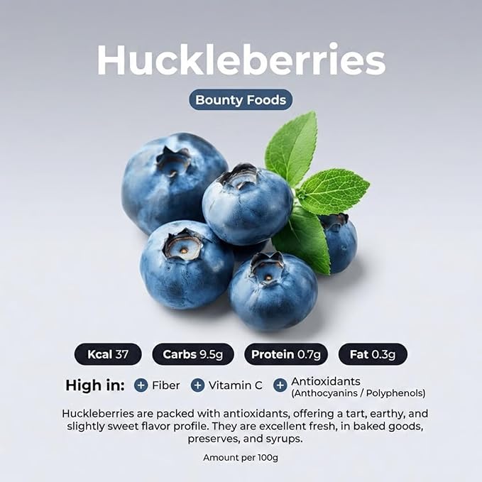 Bounty Foods Huckleberry Ground Coffee - 2/12 oz Rustic Western Style Burlap Bags Montana Grown and Hand Harvested Huckleberries - Coffee Beverages Espresso Latte Cappuccino Mocha