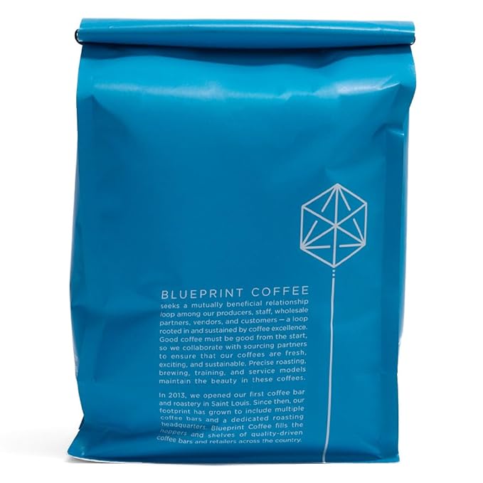 Blueprint Coffee Decaf Huila Single Origin Colombia Whole Bean Coffee 5lb