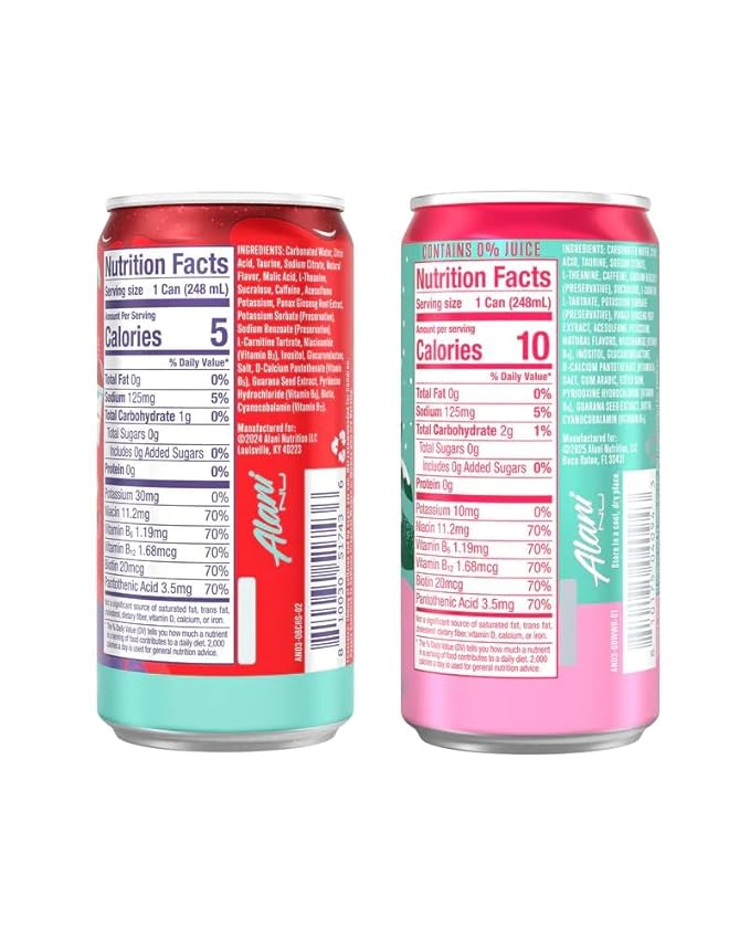 Alani Holiday Mini Variety Pack Energy Drink - 12pk/8.4 fl oz Cans