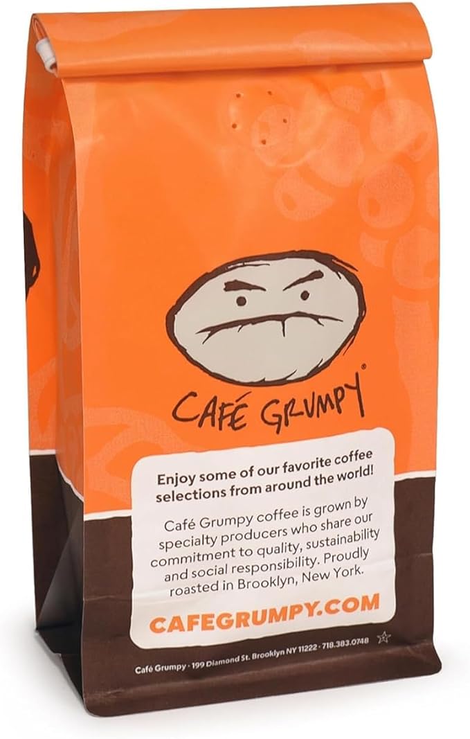 Café Grumpy Guatemala Medium Roast Coffee Organic Single Origin French Press Drip Medium Grind for Pour Over Cold Brew 12oz Bag