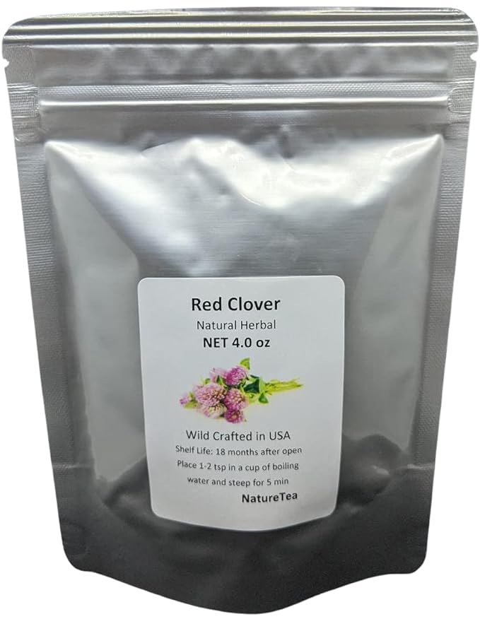 Red Clover Tops - Trifolium pratense Leaf &amp Flower C/S by Nature Tea (8 oz)