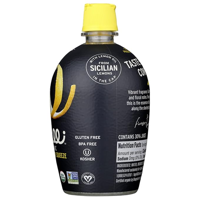 Ingrilli Organic Lemon Squeeze 7 Fl Oz Bottle (Pack of 12)