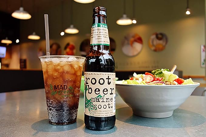 Maine Root - Root Beer - Handcrafted | Fair Trade | Organic Cane Sugar - 12 oz (6 Glass Bottles)
