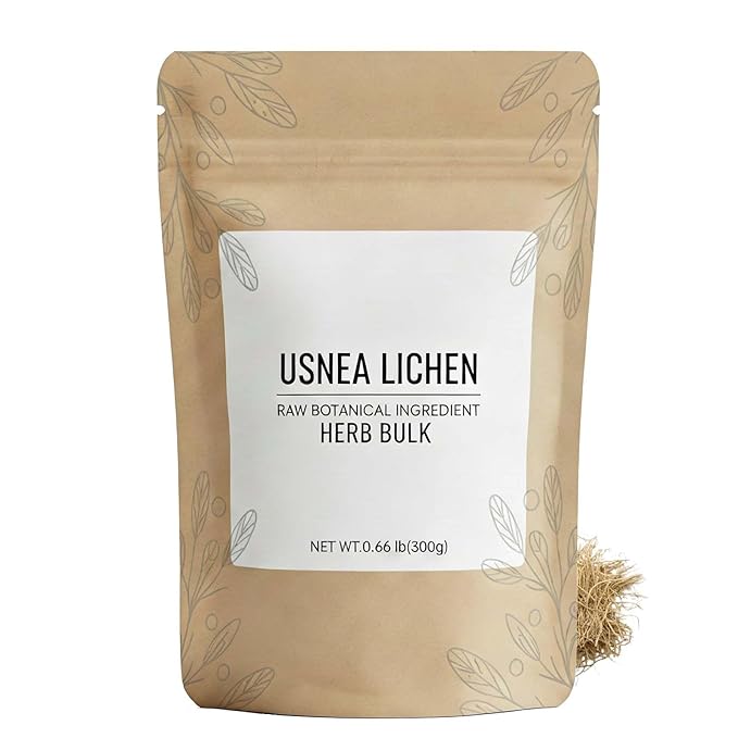 Usnea Lichen Herb Bulk OrganicUsnea Lichen Whole Dried HerbWild-Crafted Botanical Material for Homemade TeaCrafts Herbal Research (1)