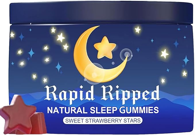 JRR LyraSleep Natural Sleep Aid Gummies - Fall Asleep Quickly and Gently in 30 Minutes- Effective Melatonin 6 mg Sleep+ Gummies for Adults a Restful Night's Sleep -60 Count (1pc)