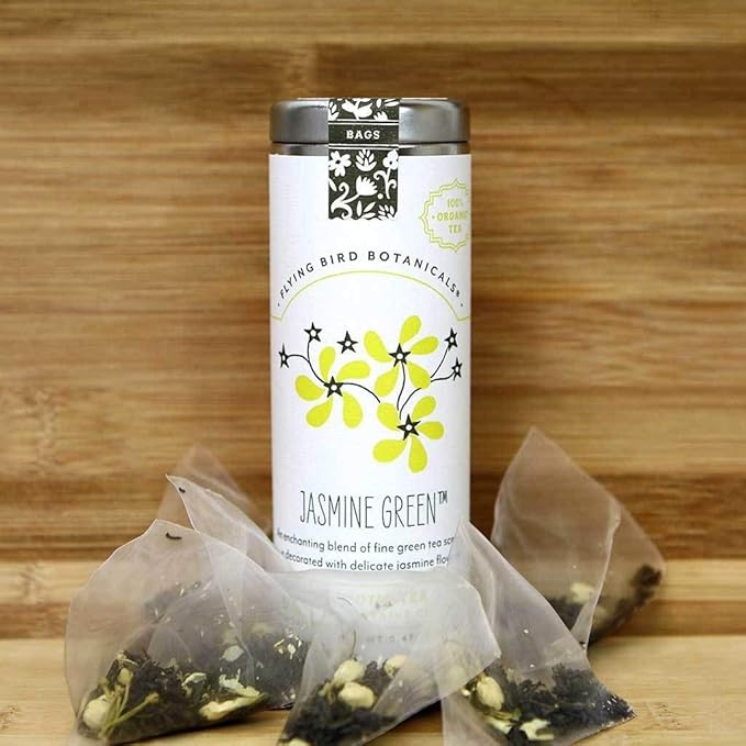 FLYING BIRD BOTANICALS Jasmine Green Tea 15 CT