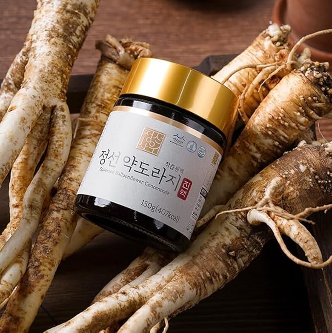 Korean Bellflower Root Extract (Doraji) Concentrate – Natural Plant-Based Concentrate for Throat Support 150g