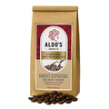 Aldo’s Orient Espresso – Organic Handcrafted Coffee Beans Signature Dark Roast Espresso Blend Small-Batch Artisan Roasted Bold Smooth Low-Acid Coffee (16 oz) (Medium Coarse Ground)