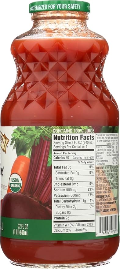 Organic Very Veggie Juice (Pack of 12)
