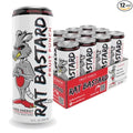 RAT BASTARD Energy Drink - Sugar-Free Caffeinated Beverage Natural Caffeine to Boost Energy and Focus Fruit Punch Flavor 12 fl oz Can (Case of 12)