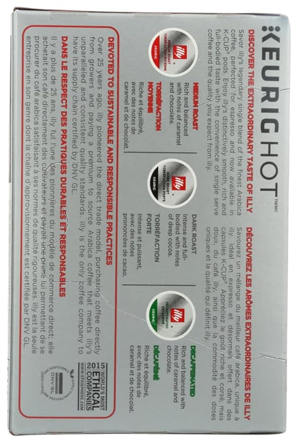 Illy K-Cup Pods 2 Boxes of 10 K-cups (Medium Roast)