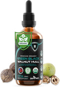 Zenmen Organic Green Black Walnut Hull Tincture - Highly Potent Formula Source of Antioxidants - 4.97 fl oz / 120ml Vegan Manufactured in The USA