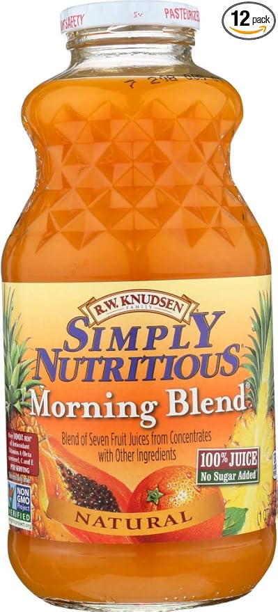 Knudsen Juice Simply Nutritious Morning Blend 32 fl.oz (Pack of 12)