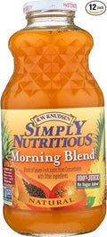 Knudsen Juice Simply Nutritious Morning Blend 32 fl.oz (Pack of 12)