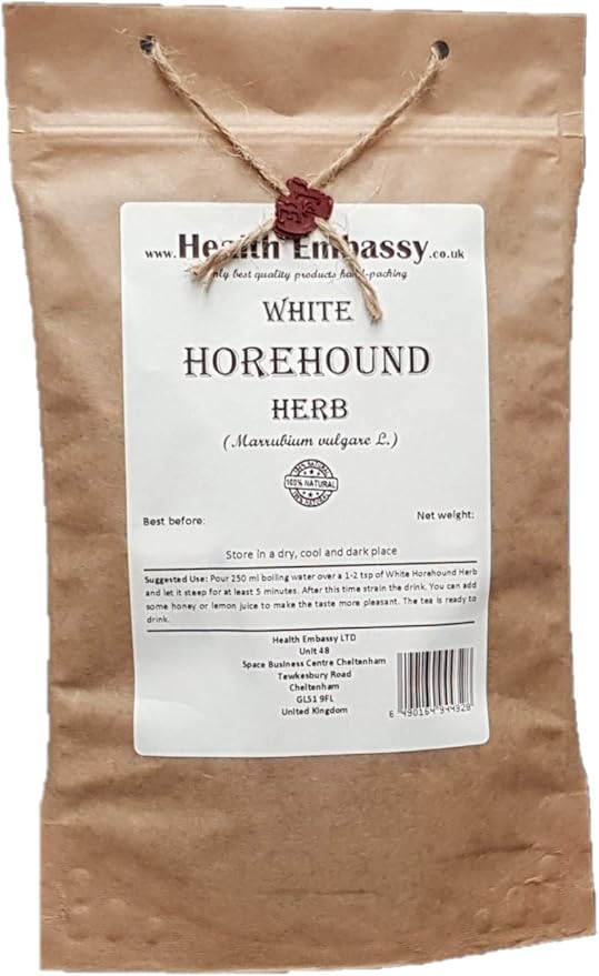 Health Embassy White Horehound Herb | Marrubium Vulgare L | Herbal Tea (100g)