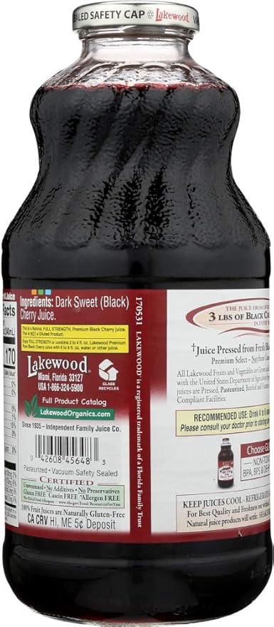 Pure Black Cherry Juice (Pack of 12)