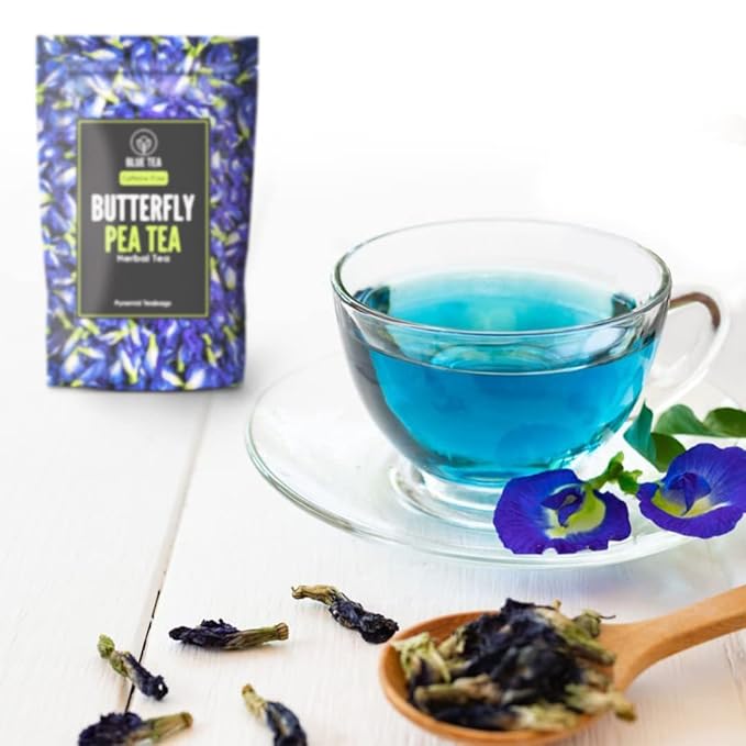 BLUE TEA – Combo - Butterfly Pea Flower Tea (30 Tea Bags) + Butterfly Pea Flower Tea (15 Tea Bags) + Butterfly Pea Flower Tea (0.88 Oz) – Herbal Tea - Gluten Free || Eco-Conscious Packaging||