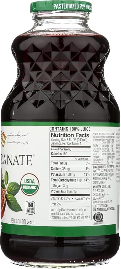 Organic Just Pomegranate Juice (Pack of 12) - Pack Of 12