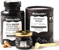 Better Alt Shilajit Resin 30 gm &amp Sea Moss Capsules Energy Duo| Shilajit Gold Grade for Men &amp Women with High Potency &amp Irish Sea Moss with Black Seed Oil
