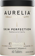AURELIA Skin Perfection | Advanced Cellular Anti-Aging Supplement | Enhance Skin Clarity &amp Tone | with Zinc Resveratrol Niacinamide Ergothioneine &amp Vitamin C