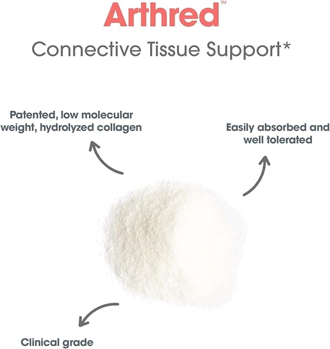 Allergy Research Group Arthred Supplement - Collagen Powder for Men &amp Women 10.5g Collagen Peptides Bovine Sourced Arthred Powder Collagen Formula Hydrolyzed Collagen - 8.5 Oz