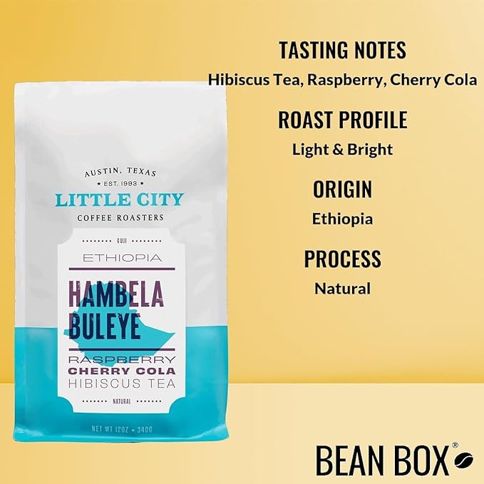 Bean Box Coffee Sampler - Roasted by Little City 4-Pack Whole Bean Coffee Gourmet Coffee