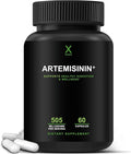 HUMANX Artemisinin 505mg with Bioperine for Greater Absorption - Supports Healthy Aging Digestion and Immunity - USA Third Party Tested - Vegan Non-GMO - Artemisia Annua - Sweet Wormwood Extract