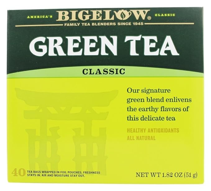 Bigelow Classic Green Tea 1.82 Ounce (Pack of 6) Case of Unopened