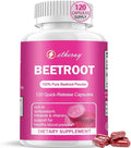 Beet Root Capsules 120 Count Pure Beetroot Beets Powder Capsules 60 Days Supply | Natural &amp Vegan Supplement | 1300mg per Serving