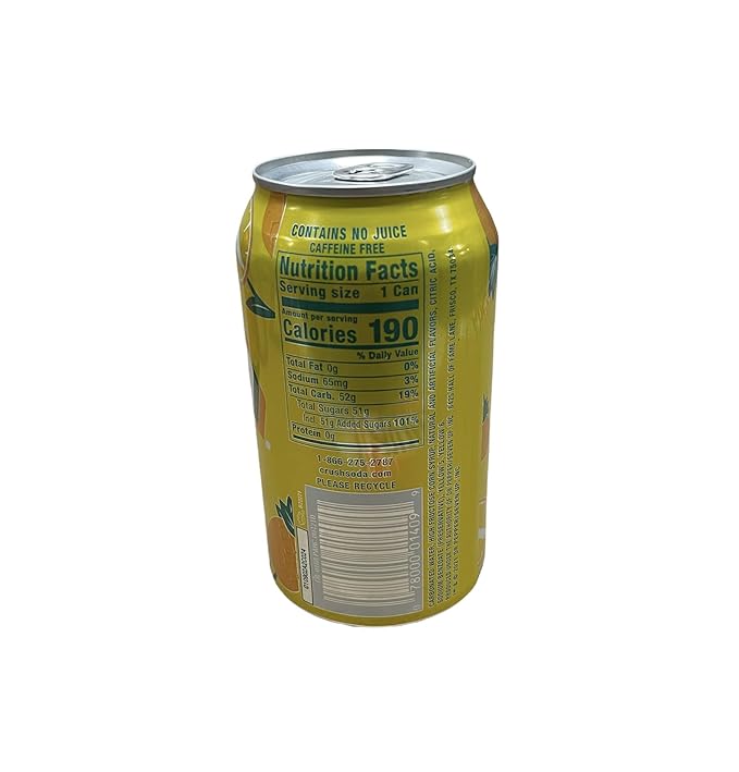Crush Soda Munchie Box Reserve - Stocked for your Pleasure - Cans or Bottles (Pineapple Pack of (12) 12 Oz Cans)