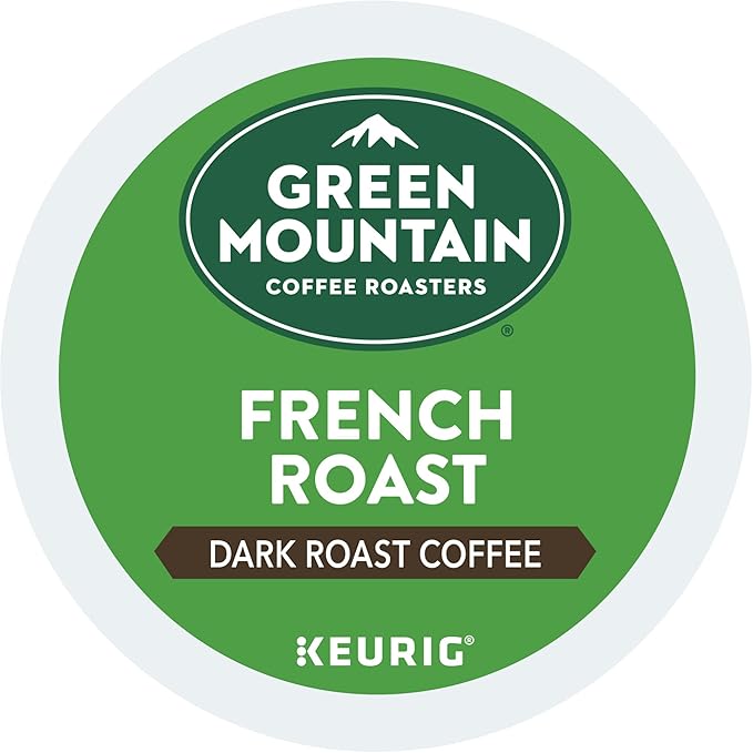 Green Mountain Coffee Roasters French Roast Keurig K-Cup Pods Dark Roast Coffee 60 Count (6 Packs of 10)