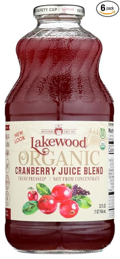 Organic Cranberry Blend Juice (Pack of 6)