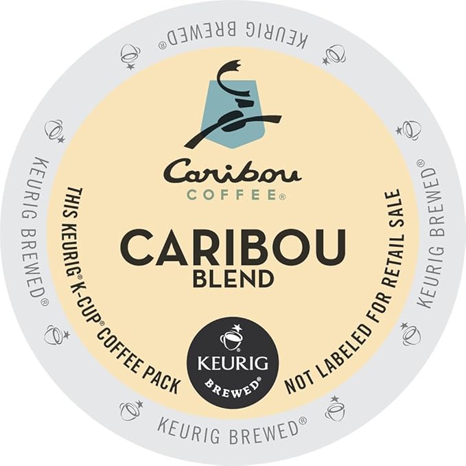 Keurig Caribou Coffee Caribou Blend K-Cup Counts 50 count