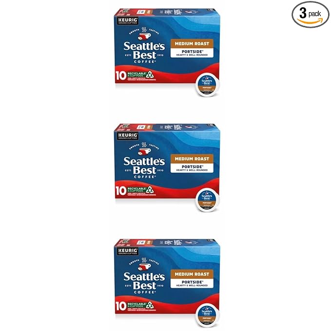 Seattle's Best Single Serve K-Cup Coffee 3.5oz Box (Pack of 3) (Choose Flavors Below) (Signature Blend #3)