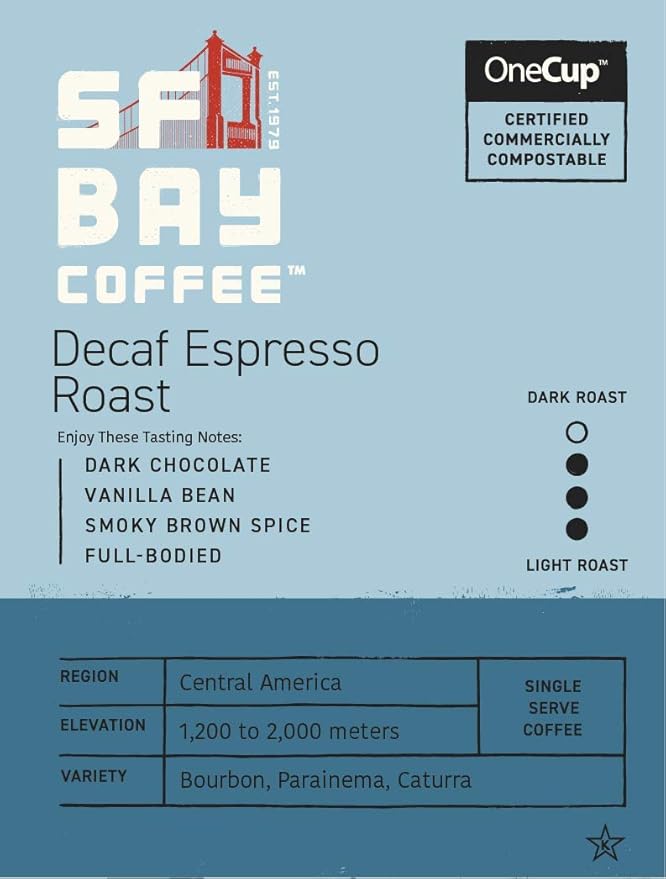 San Francisco Bay Whole Bean Coffee Bundle - French Roast (2lb) + Decaf Espresso Roast (2lb)