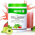 OZIVA Plant Based Collagen Builder with Biotin &amp Silica Acai Berry Bamboo Shoot Sea Buckthorn for Anti Aging Beauty 0.55 lbs 100% Natural &amp Vegan Friendly (8.81 oz)