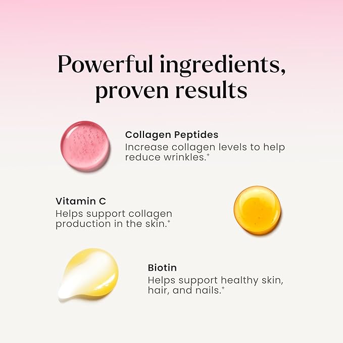 MAËLYS Super Charged Liquid Collagen for Women - Collagen Peptides Supplement with Biotin for Hair Skin and Nails - Orange Peach (Pack of 2)