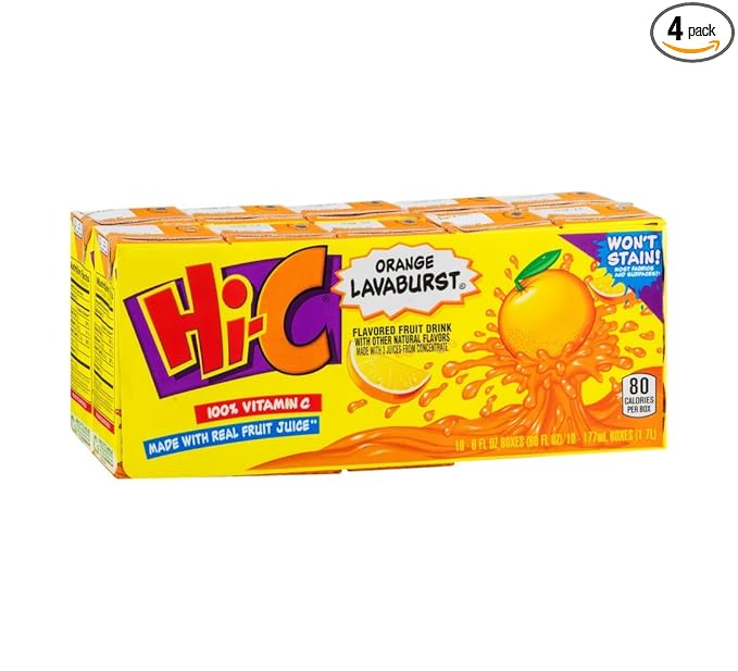 Hi-C Fruit Drink 10 PK (Pack of 4)