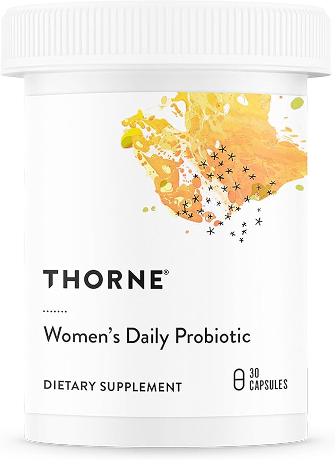 THORNE - Women's Daily Probiotic* - Shelf Stable Probiotic Supplement - Promotes Everyday Immune Cardiovascular &amp Metabolic Health* - 30 Servings